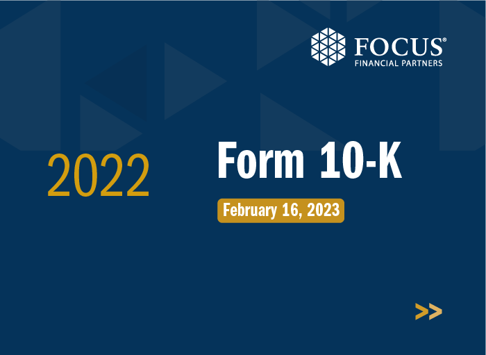 Focus Financial Partners 2022 Annual Report