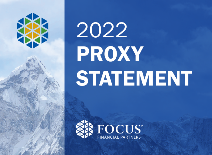 Focus Financial Partners 2022 Proxy